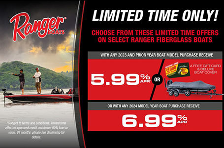 LIMITED TIME ONLY – LOW APR OFFER ON A NEW RANGER!