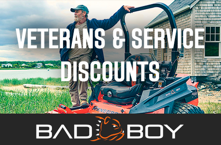 BAD BOY MOWERS IS GIVING BACK WITH OUR BAD BOYS OF AMERICA PROGRAM