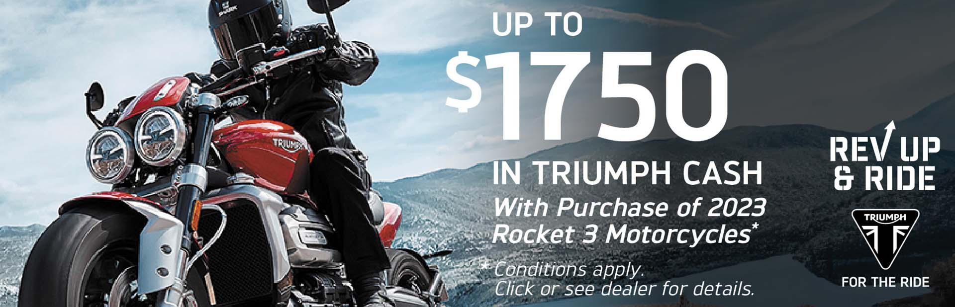 Up To $1750 In Triumph Cash