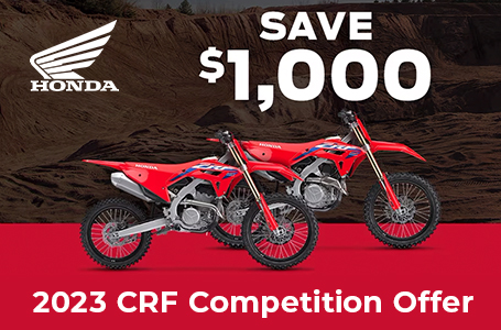 Honda: 2023 CRF Competition Offer