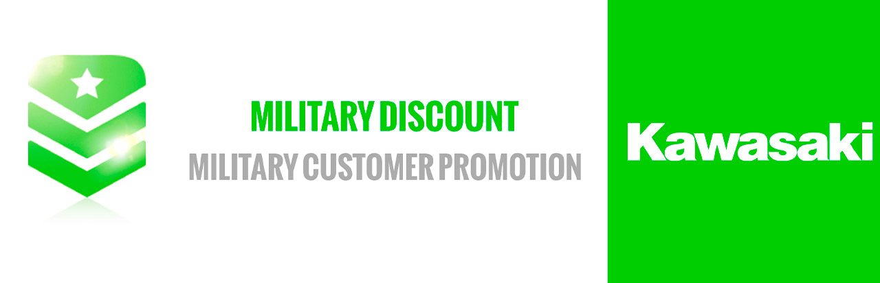 Kawasaki: Military Discount