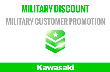 Kawasaki: Military Discount