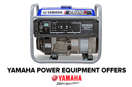 Yamaha Power Equipment Offers