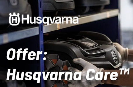 Offer: Husqvarna Care™ warranty extension as a bonus