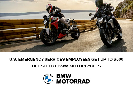 U.S. Emergency Service Workers get up to $500 off select new models.