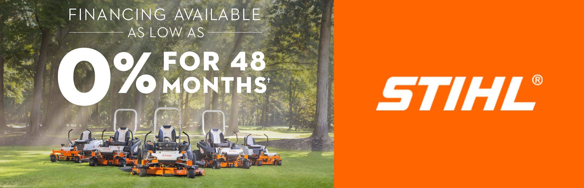 Lawn mower financing discount deals