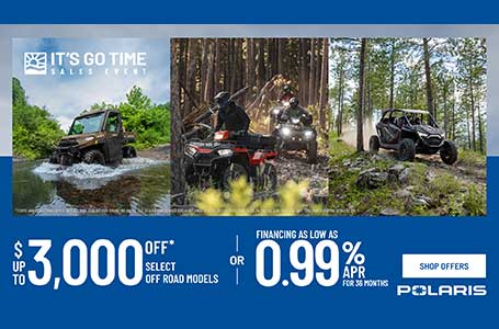 Polaris Off-Road: 2024 It’s Go Time Sales Event