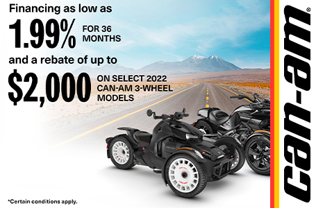 Can am deals spyder promotions