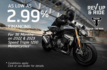 “REV UP & RIDE” SALES EVENT / Speed Triple 1200f