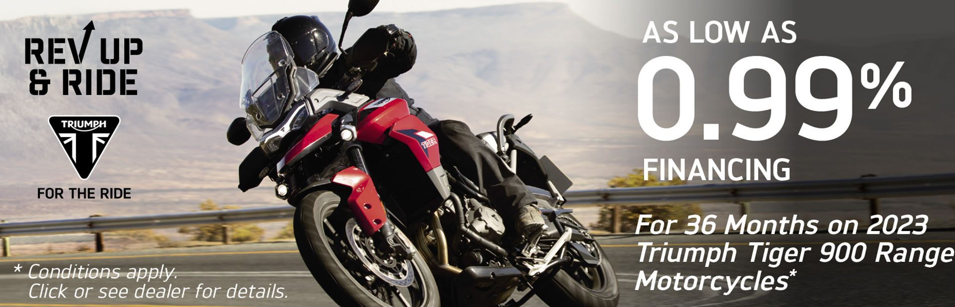 Triumph promotions deals