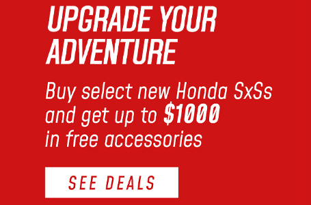 Honda SXS - Accessory Credit Promotion