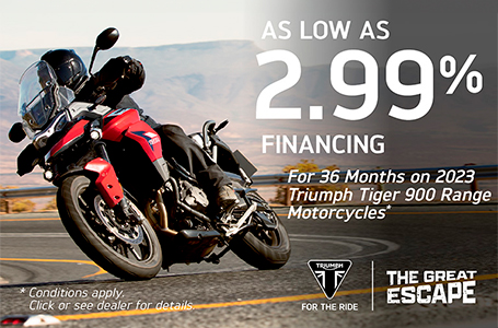 TRIUMPH  GREAT ESCAPE SALES EVENT