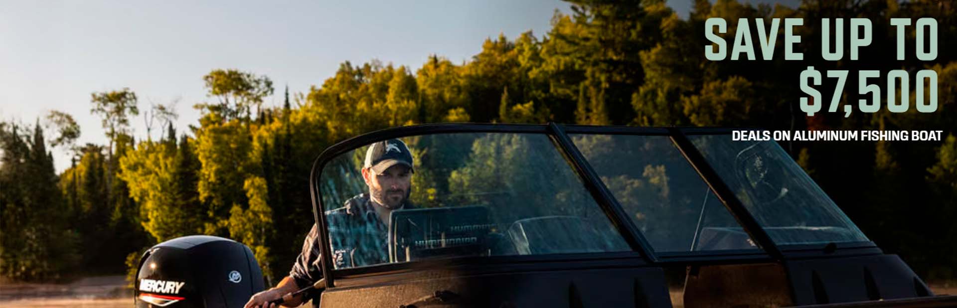 Save up to $7,500 on select Alumacraft models