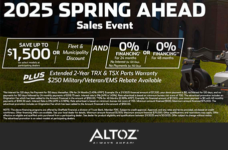 2025 SPRING AHEAD SALES EVENT