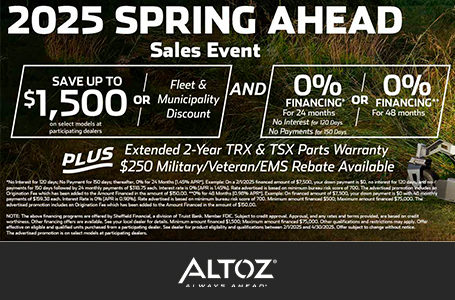 2025 SPRING AHEAD SALES EVENT