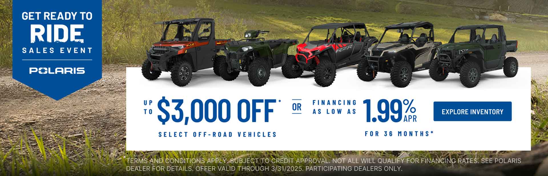Get Ready to Ride Sales Event