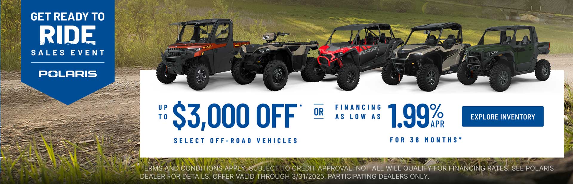 Get Ready to Ride Sales Event