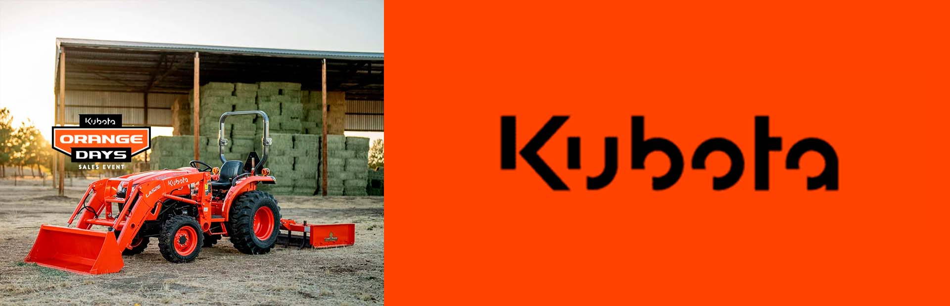 Kubota L Series Tractor - Orange Days