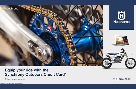 Husqvarna Motorcycles Synchrony Outdoors Credit Card