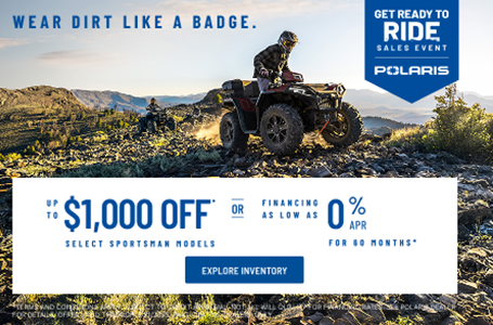 Get Ready to Ride Sales Event ATV