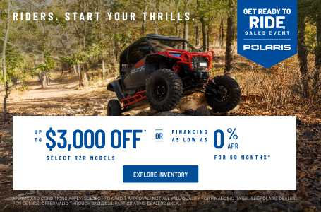 Get Ready To Ride Sales Event RZR