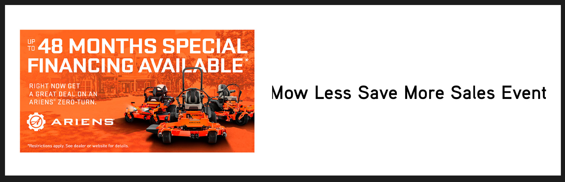 Special Financing Offers