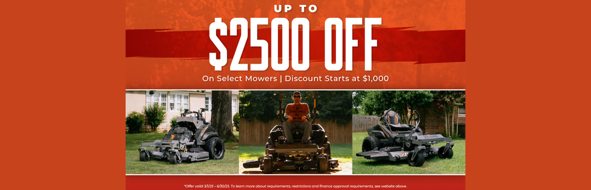 Spring Mowers Promotion