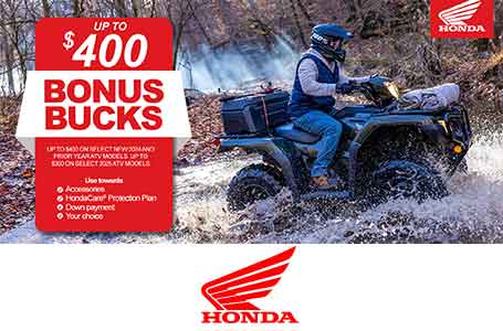 Bonus Bucks Promo - ATV