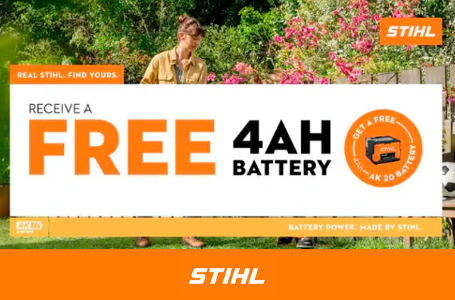 FREE 4Ah BATTERY PROMOTION