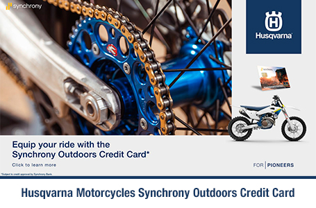 Husqvarna Motorcycles Synchrony Outdoors Credit Card