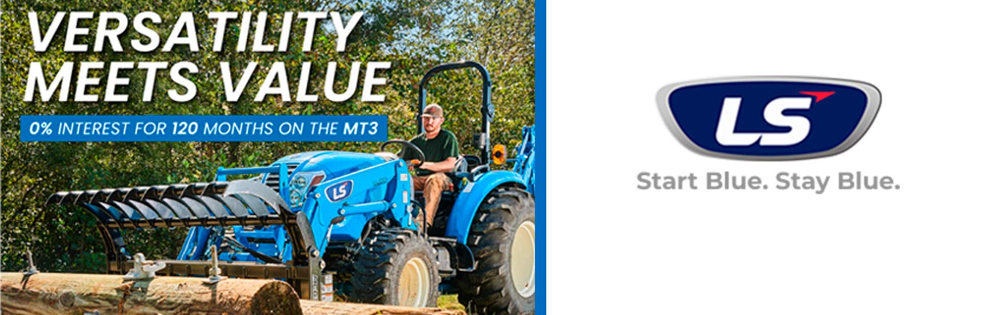 0% Financing for 120 Months on MT3 Models!