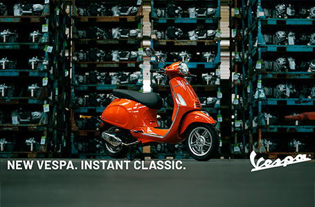 NEW VESPA, INSTANT CLASSIC