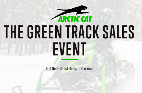 THE GREEN TRACK SALES EVENT SNOW