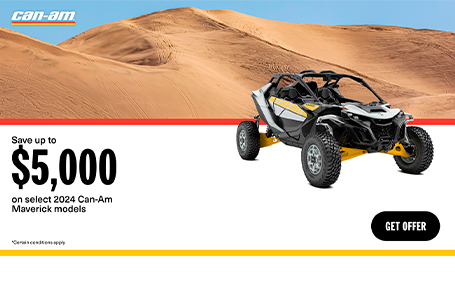 Save up to $5,000 on select 2024 Can-Am Maverick R models