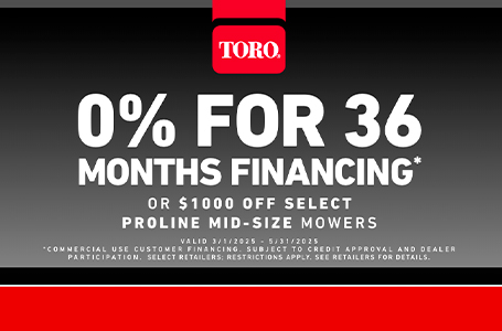 SPRING SALES EVENT PROMOTIONS $1,000 CAD PROLINE OR “0% for 36 months via Meridian”