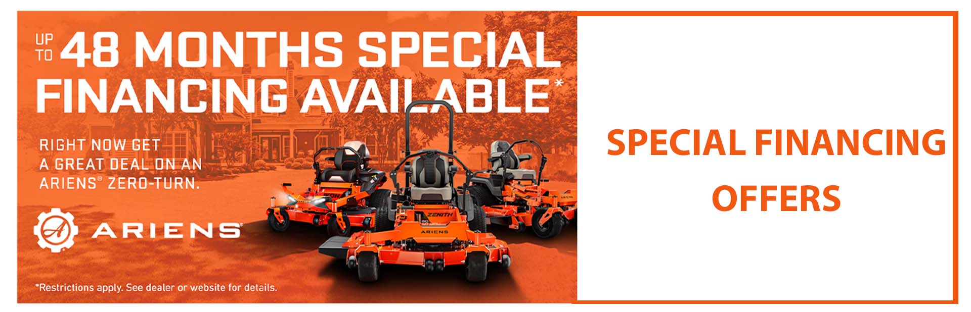 Special Financing Offers