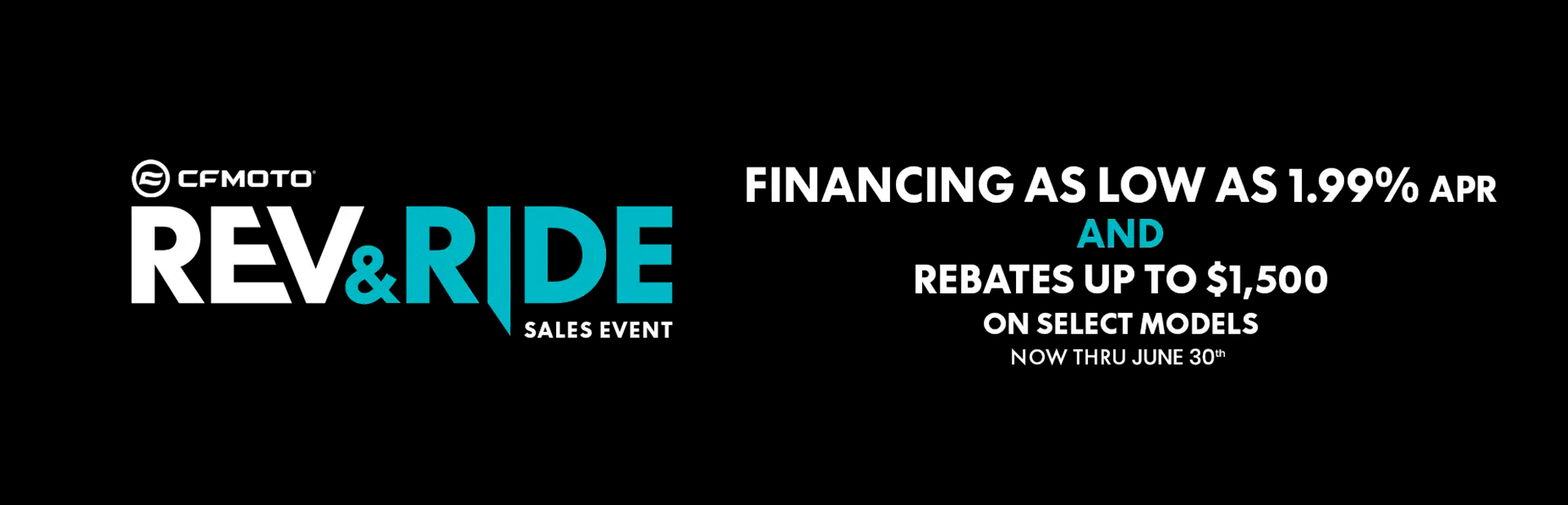 Rev & Ride Sales Event