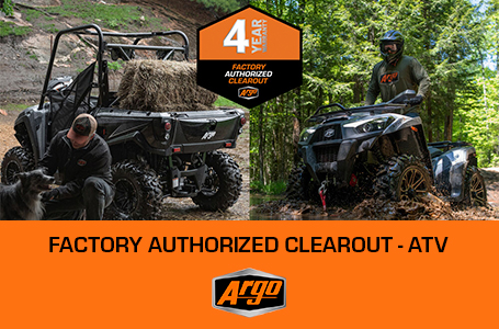 FACTORY AUTHORIZED CLEAROUT - ATV