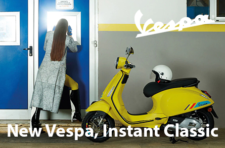 NEW VESPA, INSTANT CLASSIC