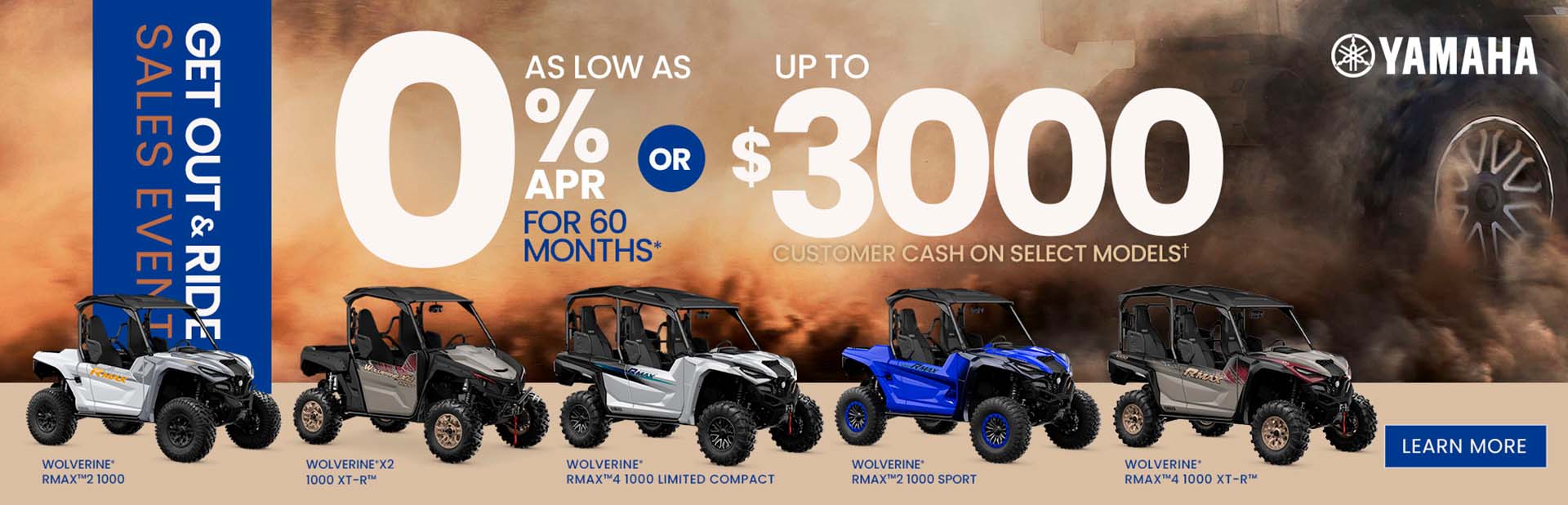 Get Out & Ride Sales Event: SXS