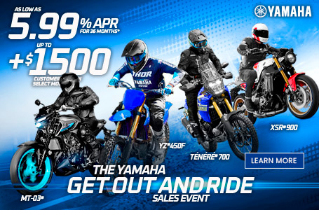 Get Out & Ride Sales Event: Motorcycle