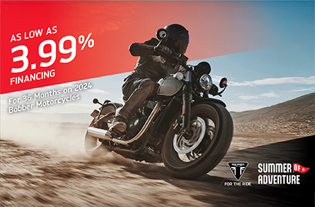 TRIUMPH SUMMER OF ADVENTURE SALES EVENT