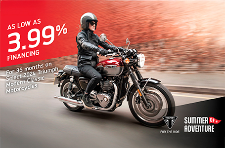 TRIUMPH SUMMER OF ADVENTURE SALES EVENT