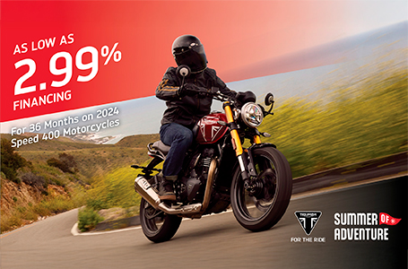 TRIUMPH SUMMER OF ADVENTURE SALES EVENT