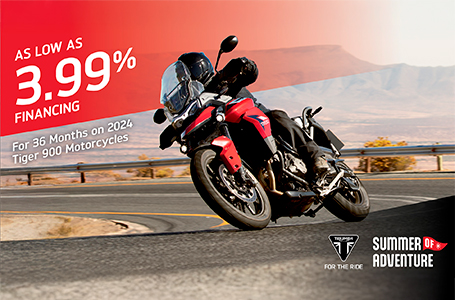 TRIUMPH SUMMER OF ADVENTURE SALES EVENT