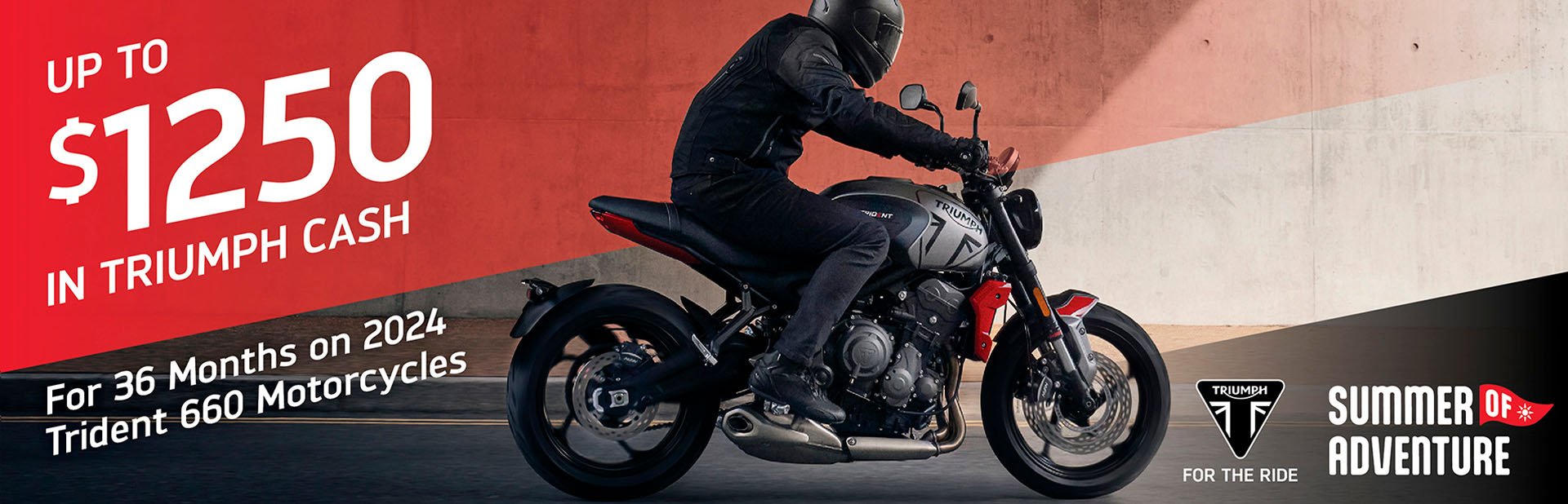 TRIUMPH SUMMER OF ADVENTURE SALES EVENT