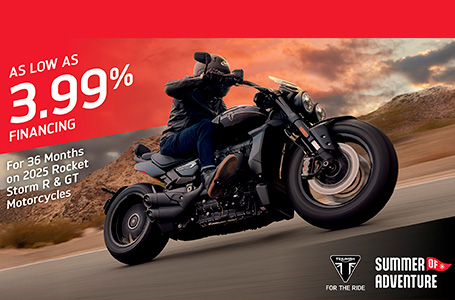 TRIUMPH "SUMMER OF ADVENTURE" SALES EVENT