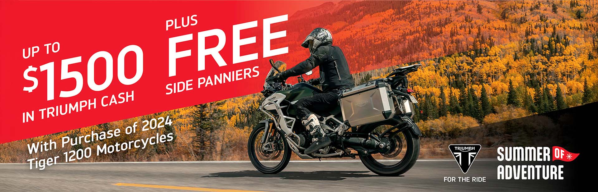 TRIUMPH “SUMMER OF ADVENTURE” SALES EVENT