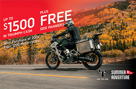 TRIUMPH “SUMMER OF ADVENTURE” SALES EVENT