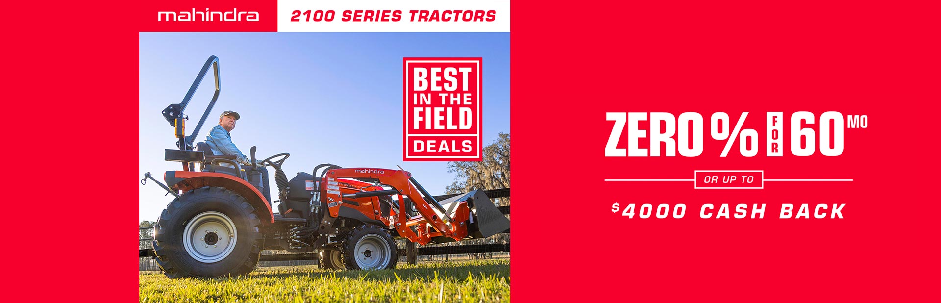 2100 Series Sub Compact Financing ❶ US (Tractor + Attachment) Limited Time 120 Month Financing Option Cash in Lieu US (Tractor + Attachment) Available at R2G at 6.99% Salesperson Commission 2123 0% up to 60 months 1.99% 61-72 months 2.99% 73-84......
